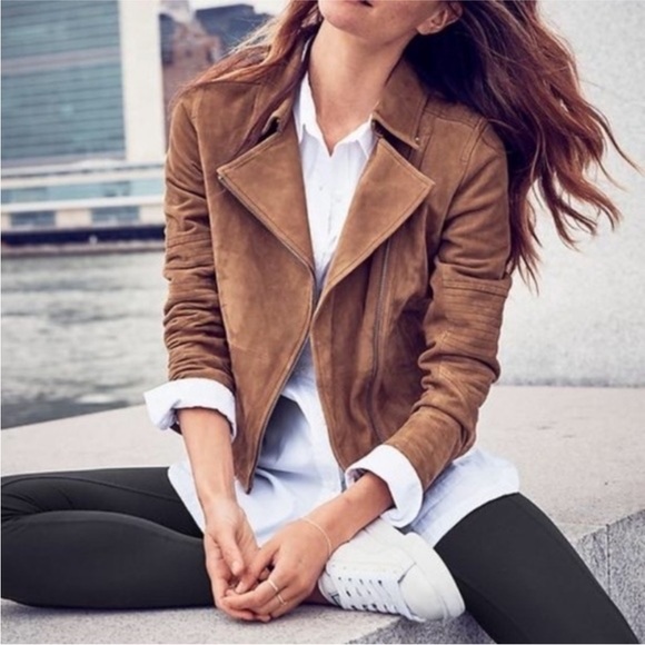Camel/ tan Suede Jacket - Picture 1 of 4
